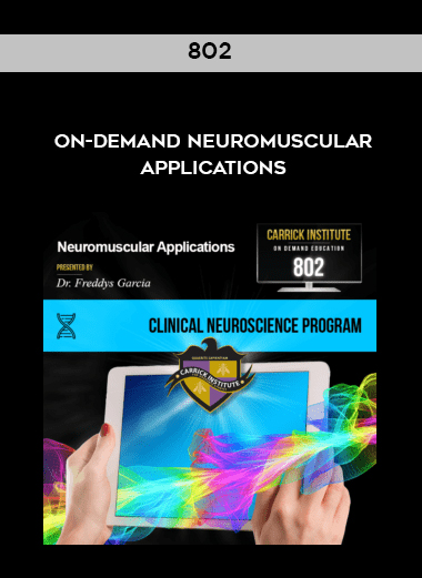 802 - On-Demand Neuromuscular Applications digital download