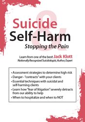 Jack Klott - Suicide & Self-Harm: Stopping the Pain digital download