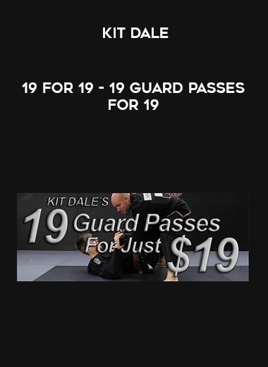 19 for 19 - Kit Dale - 19 Guard Passes for 19 digital download