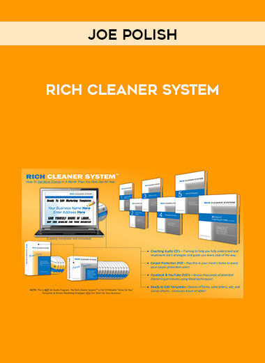 Joe Polish - Rich Cleaner System digital download