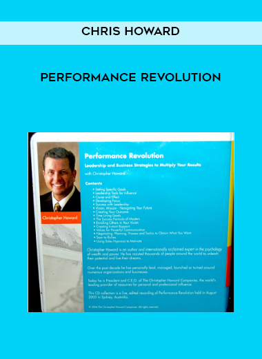 Chris Howard - Performance Revolution digital download