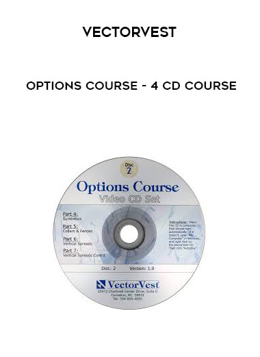 VectorVest - Options Course - 4 CD Course digital download