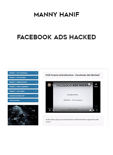 Manny Hanif - Facebook Ads Hacked digital download