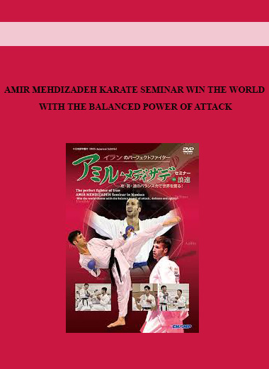 AMIR MEHDIZADEH KARATE SEMINAR WIN THE WORLD WITH THE BALANCED POWER OF ATTACK