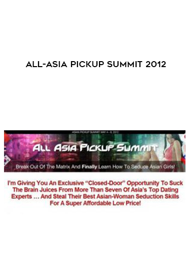 All-Asia Pickup Summit 2012 digital download