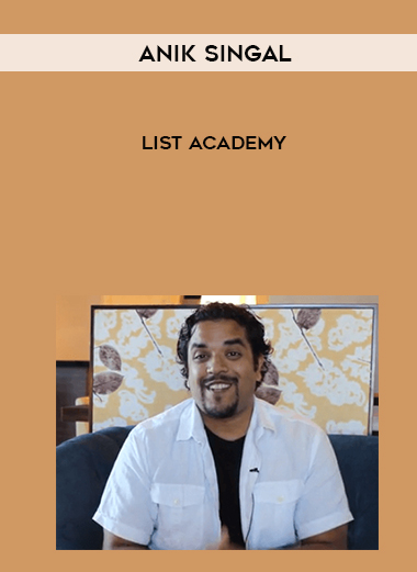 Anik Singal - List Academy digital download