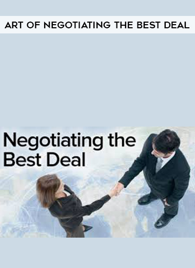 Art of Negotiating the Best Deal digital download