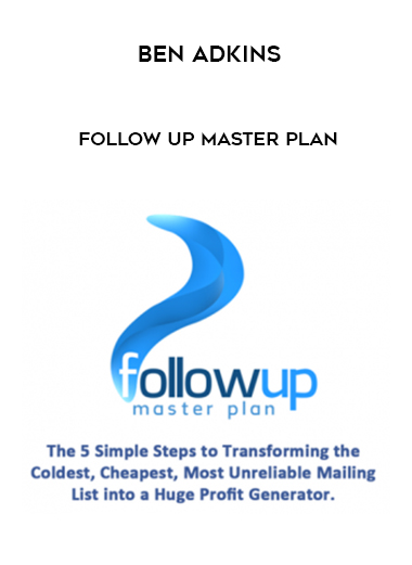 Ben Adkins – Follow Up Master Plan digital download