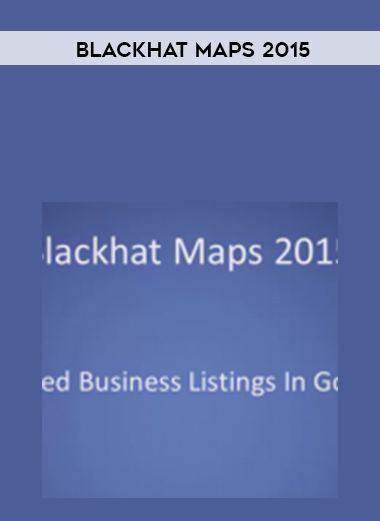 Blackhat Maps 2015 digital download