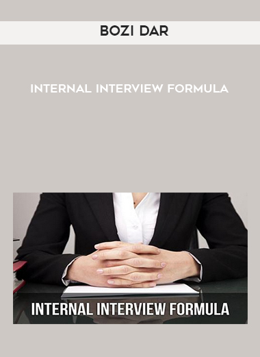 Bozi Dar - Internal Interview Formula digital download