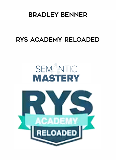 Bradley Benner - RYS Academy Reloaded digital download