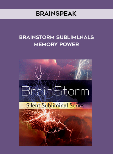 BrainSpeak - Brainstorm Sublimlnals - Memory Power digital download