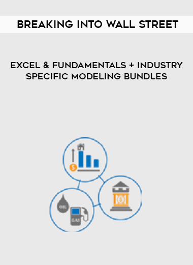 Breaking Into Wall Street – Excel & Fundamentals + Industry-Specific Modeling Bundles digital download