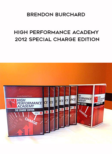 Brendon Burchard - High Performance Academy 2012 Special Charge Edition digital download