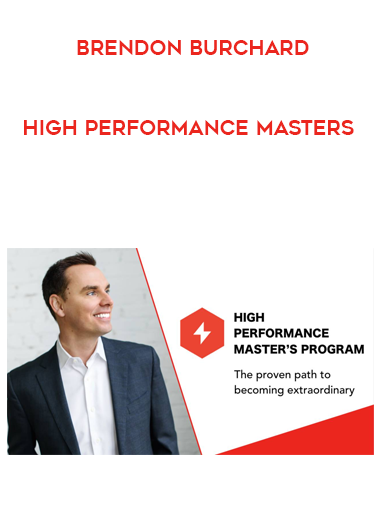 Brendon Burchard - High Performance Masters digital download