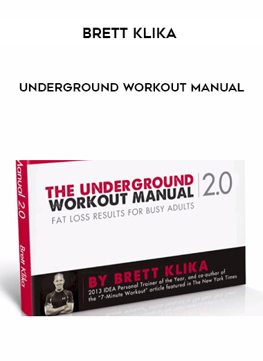 Brett Klika - Underground Workout Manual digital download