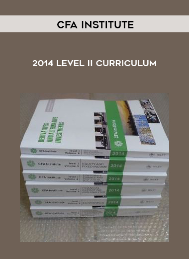 CFA Institute – 2014 Level II Curriculum digital download