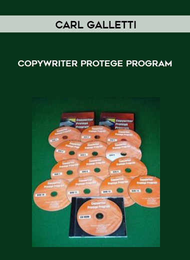 Carl Galletti – Copywriter Protege Program digital download