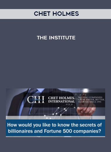 Chet Holmes - The Institute digital download