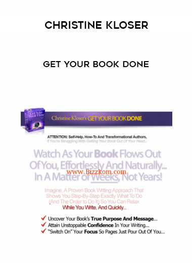 Christine Kloser – Get Your Book Done digital download