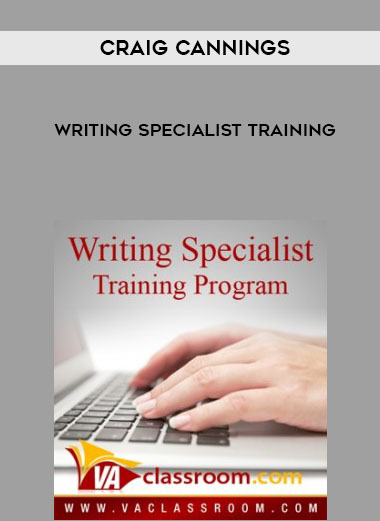 Craig Cannings – Writing Specialist Training digital download