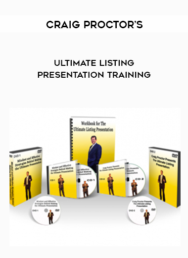 Craig Proctor’s Ultimate Listing Presentation Training digital download