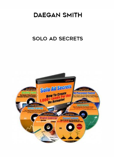 Daegan Smith – Solo Ad Secrets digital download