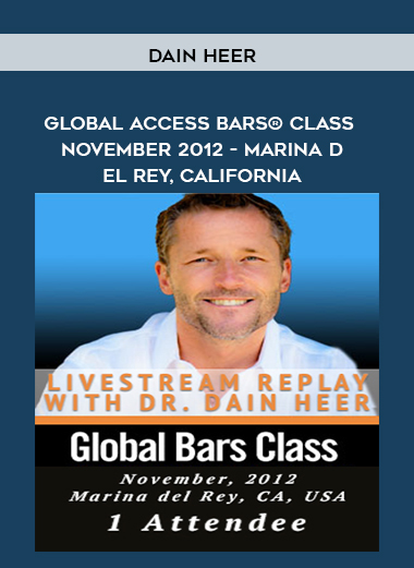 Dain Heer - Global Access Bars® Class - November 2012 - Marina del Rey