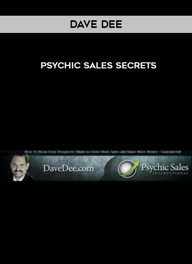 Dave Dee – Psychic Sales Secrets digital download