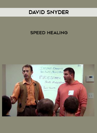 David Snyder – Speed Healing digital download