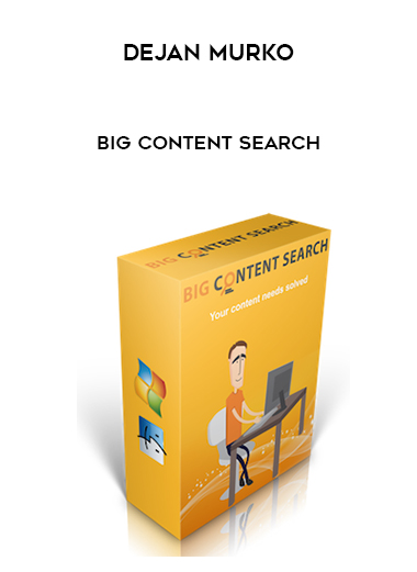 Dejan Murko – Big Content Search digital download