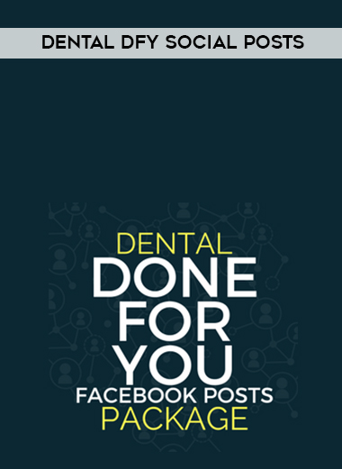 Dental DFY Social Posts digital download