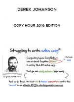Derek Johanson – Copy Hour 2016 Edition digital download