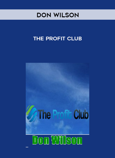 Don Wilson – The Profit Club digital download