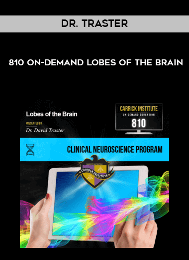 Dr. Traster - 810 On-Demand Lobes of the Brain digital download