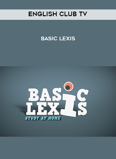 English Club TV - Basic Lexis digital download