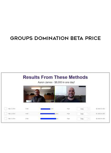 Groups Domination Beta Price digital download