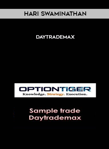 Hari Swaminathan – DayTradeMax digital download