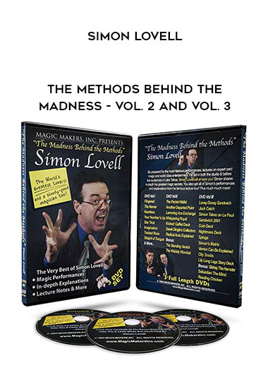 Simon Lovell - The Methods Behind the Madness - Vol. 2 and Vol. 3 digital download