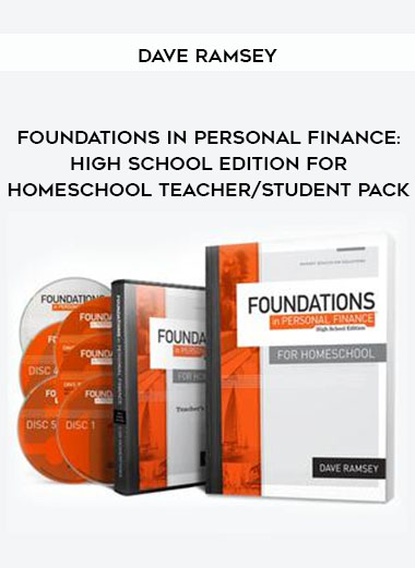 Dave Ramsey  -Foundations in Personal Finance: High School Edition for Homeschool Teacher/Student Pack digital download