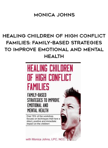Healing Children of High Conflict Families: Family-Based Strategies to Improve Emotional and Mental Health - Monica Johns digital download