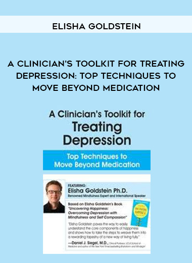 A Clinician's Toolkit for Treating Depression: Top Techniques to Move Beyond Medication - Elisha Goldstein digital download