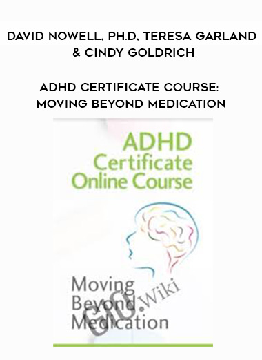 ADHD Certificate Course: Moving Beyond Medication - David Nowell