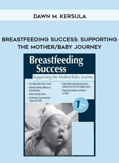 Breastfeeding Success: Supporting the Mother/Baby Journey - Dawn M. Kersula digital download
