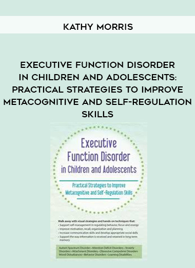 Executive Function Disorder in Children and Adolescents: Practical Strategies to Improve Metacognitive and Self-Regulation Skills - Kathy Morris digital download