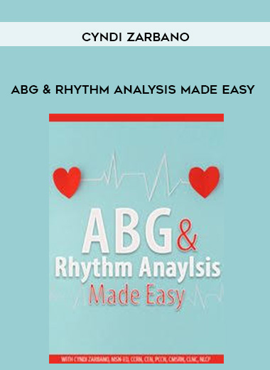 ABG & Rhythm Analysis Made Easy - Cyndi Zarbano digital download