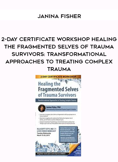 2-Day Certificate Workshop Healing the Fragmented Selves of Trauma Survivors: Transformational Approaches to Treating Complex Trauma - Janina Fisher digital download