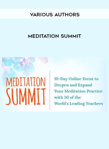 VARIOUS AUTHORS - Meditation Summit digital download