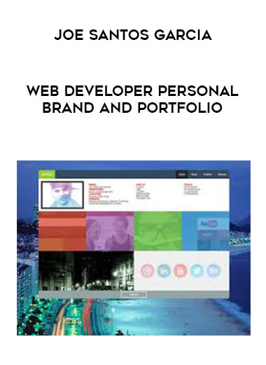 Joe Santos Garcia - Web Developer Personal Brand and Portfolio digital download