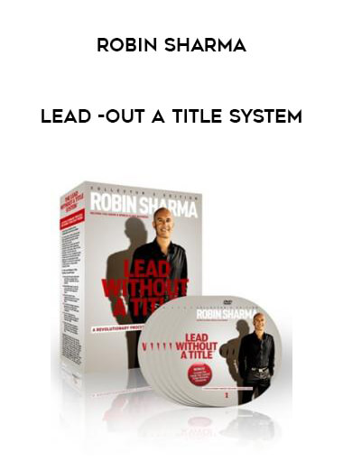 Robin Sharma - Lead -out A Title System digital download
